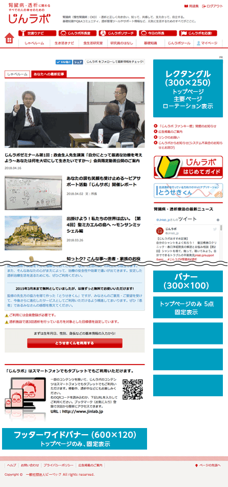 バナー掲載場所