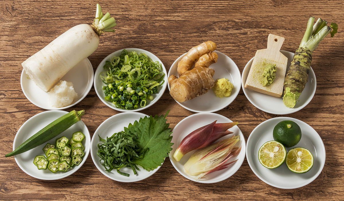 香味野菜などのイメージ